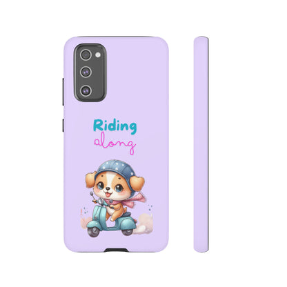 Purple Puppy Phone Case - for Apple, Samsung, and Google Phones