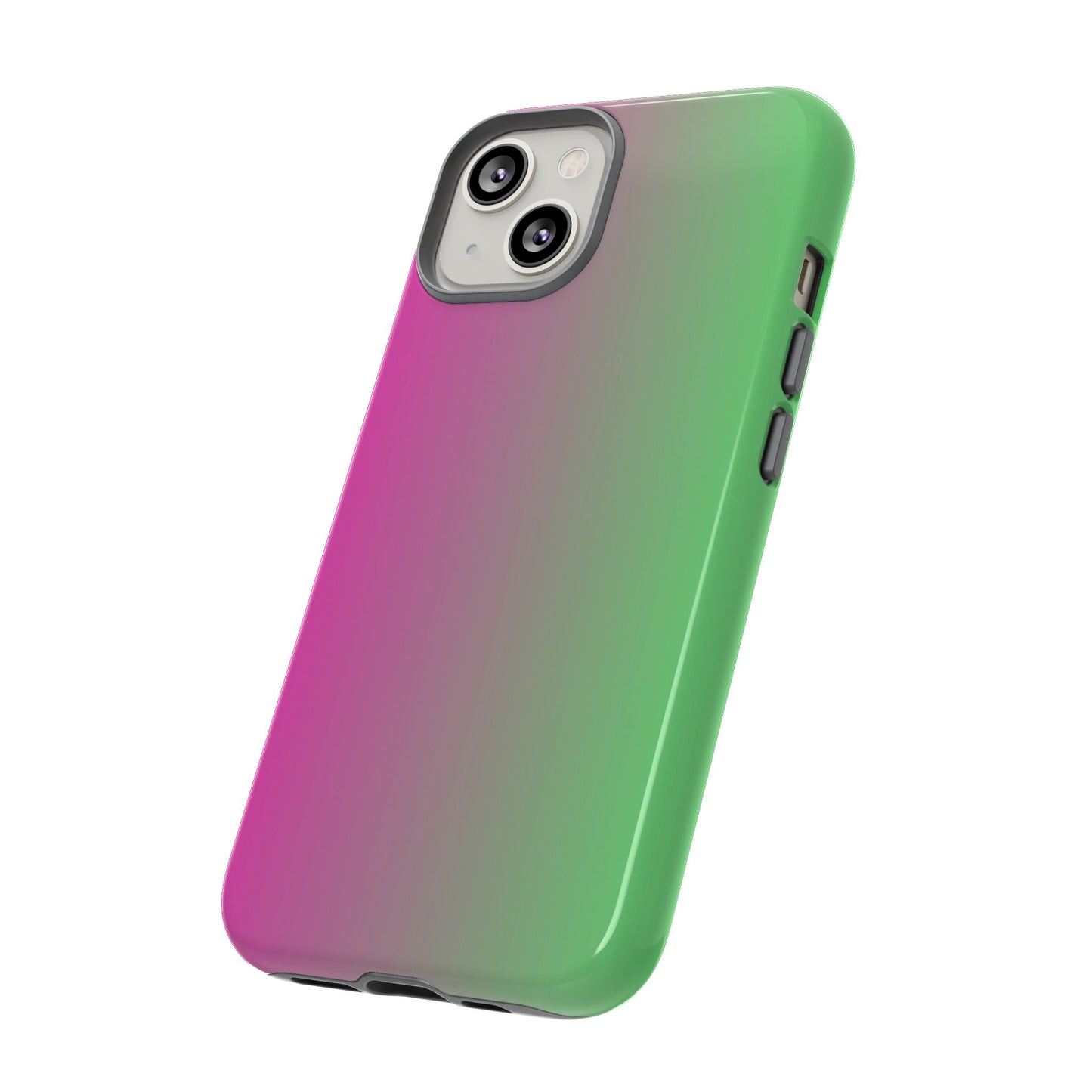 Ombre Pink and Green Phone Case - for Apple, Samsung, and Google Phones