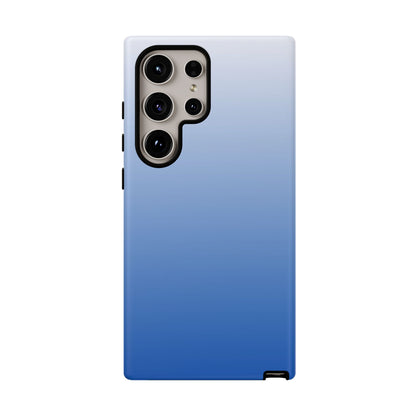 Ombre Blue and White Phone Case - for Apple, Samsung, and Google Phones