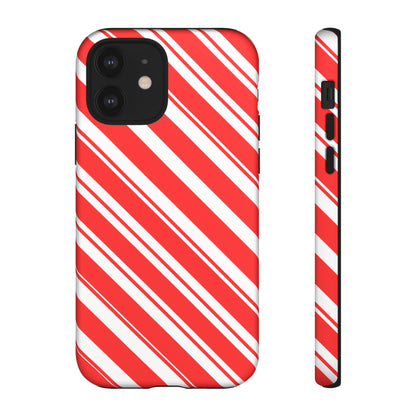 Candy Cane Phone Case - for Apple, Samsung, and Google Phones