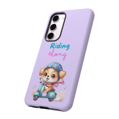 Purple Puppy Phone Case - for Apple, Samsung, and Google Phones