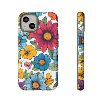 Floral Phone Case - for Apple, Samsung, and Google Phones