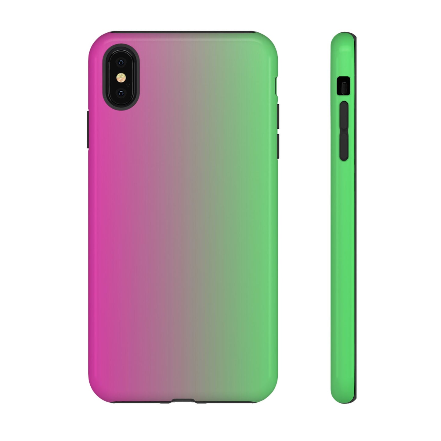 Ombre Pink and Green Phone Case - for Apple, Samsung, and Google Phones