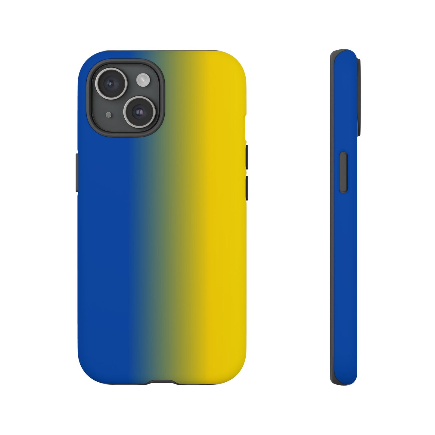 Ombre Blue and Gold Phone Case - for Apple, Samsung, and Google Phones