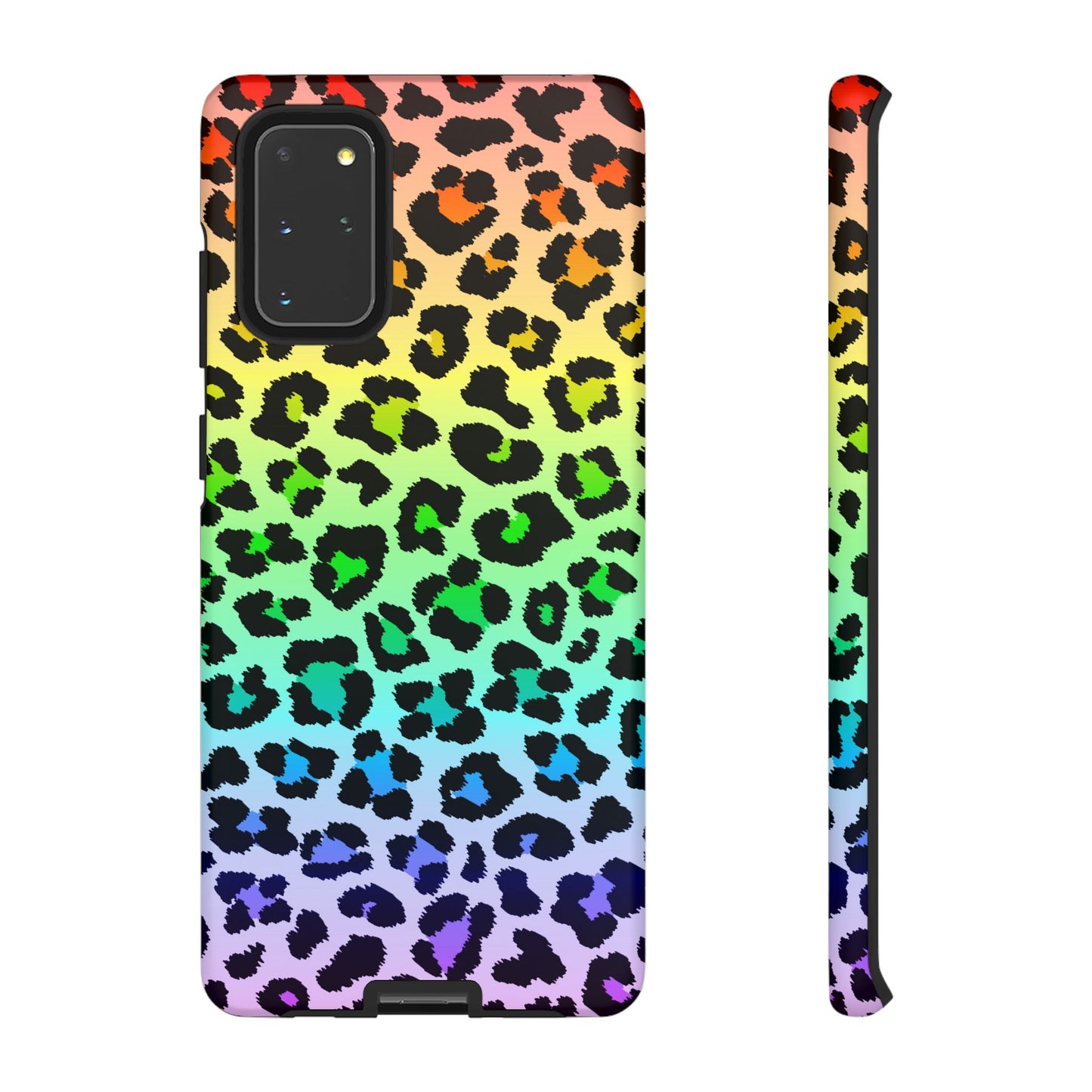 Rainbow Leopard Print Phone Case - for Apple, Samsung, and Google Phones