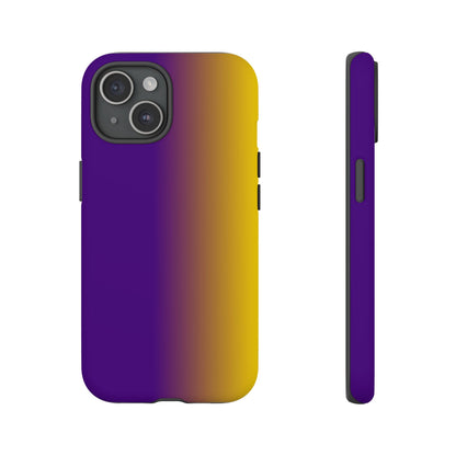 Ombre Purple and Gold Phone Case - for Apple, Samsung, and Google Phones