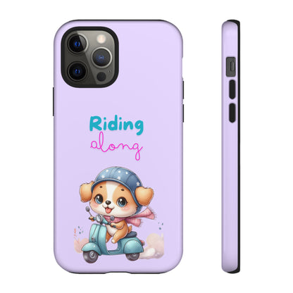 Purple Puppy Phone Case - for Apple, Samsung, and Google Phones