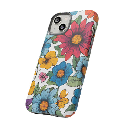 Floral Phone Case - for Apple, Samsung, and Google Phones