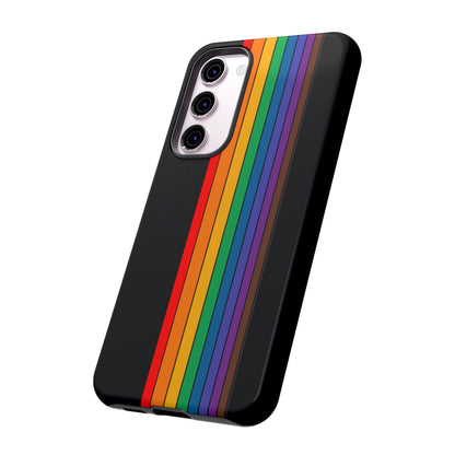 Rainbow Stripe Phone Case - for Apple, Samsung, and Google Phones