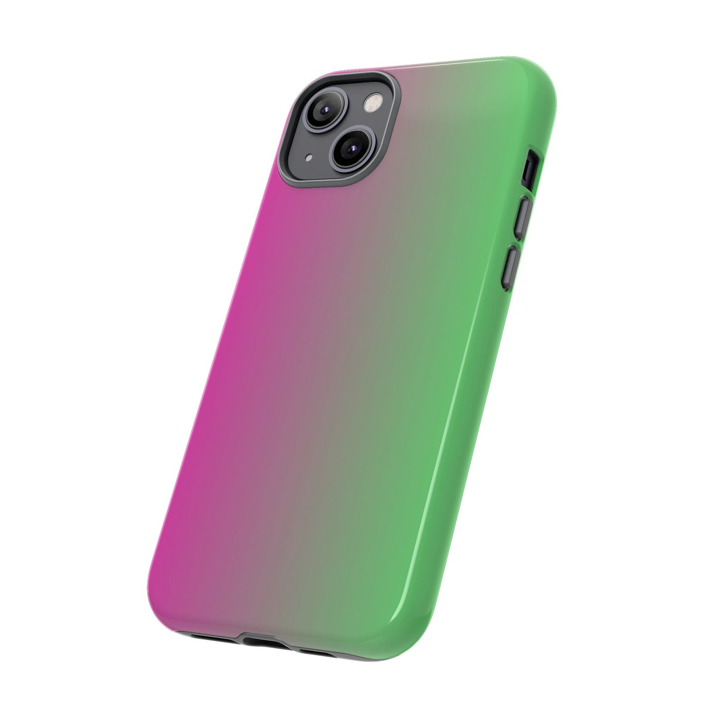 Ombre Pink and Green Phone Case - for Apple, Samsung, and Google Phones