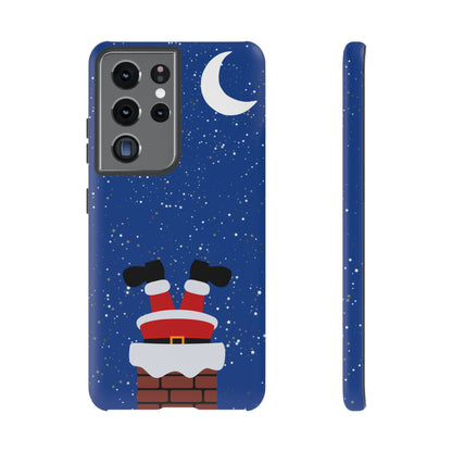 Stuck Santa Phone Case - for Apple, Samsung, and Google Phones