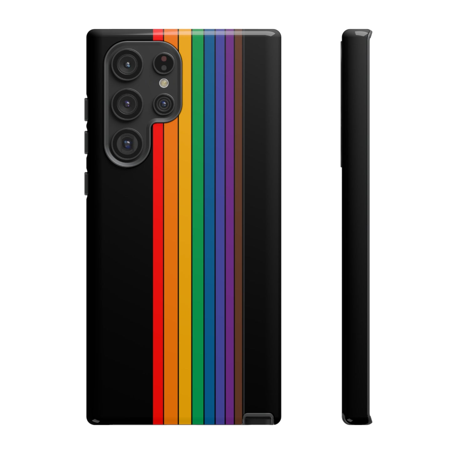 Rainbow Stripe Phone Case - for Apple, Samsung, and Google Phones