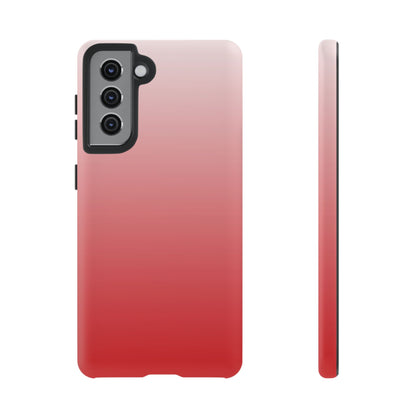 Ombre Crimson and Cream Phone Case - for Apple, Samsung, and Google Phones