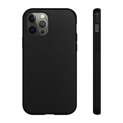 Black Phone Case - for Apple, Samsung, and Google Phones