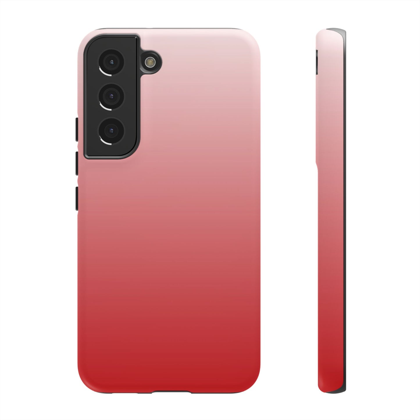 Ombre Crimson and Cream Phone Case - for Apple, Samsung, and Google Phones