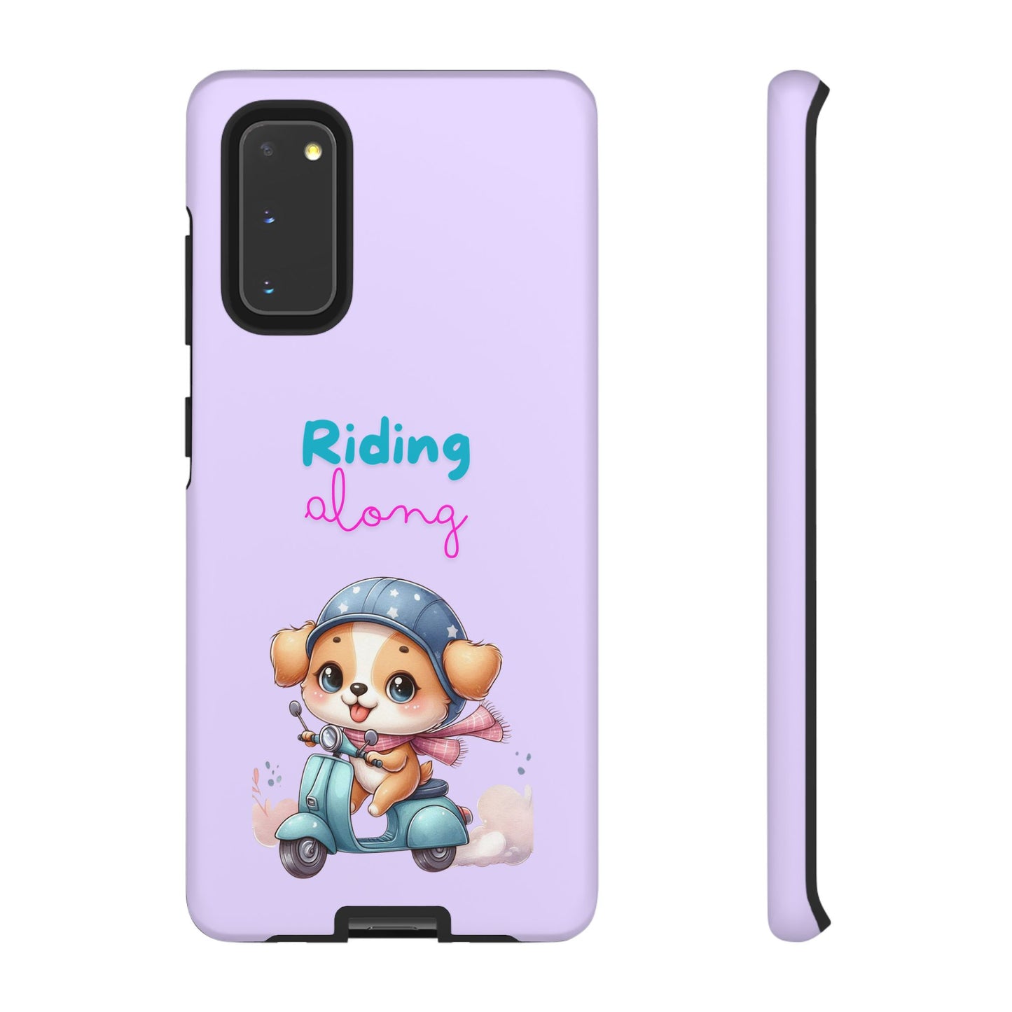 Purple Puppy Phone Case - for Apple, Samsung, and Google Phones