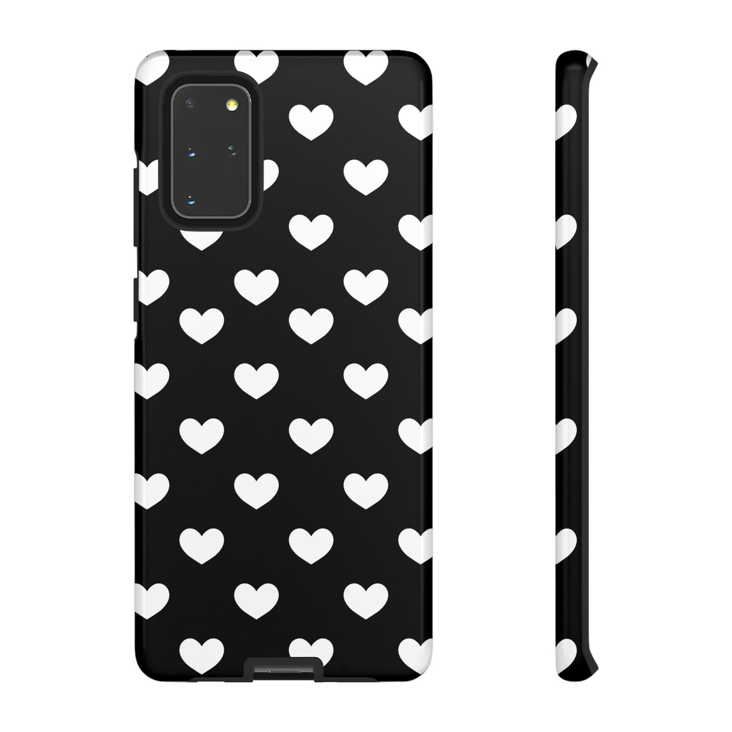 White Heart Phone Case - for Apple, Samsung, and Google Phones