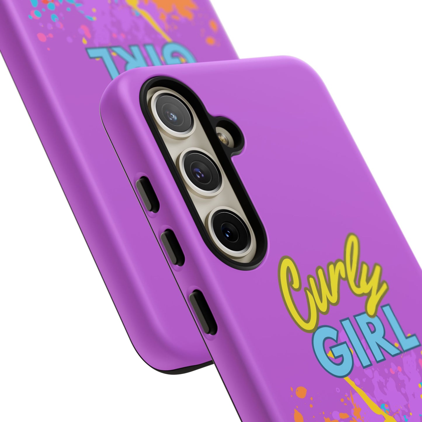 Melanin Curly Hair Afro Girl Phone Case - for iPhone, Samsung, and Google Phones