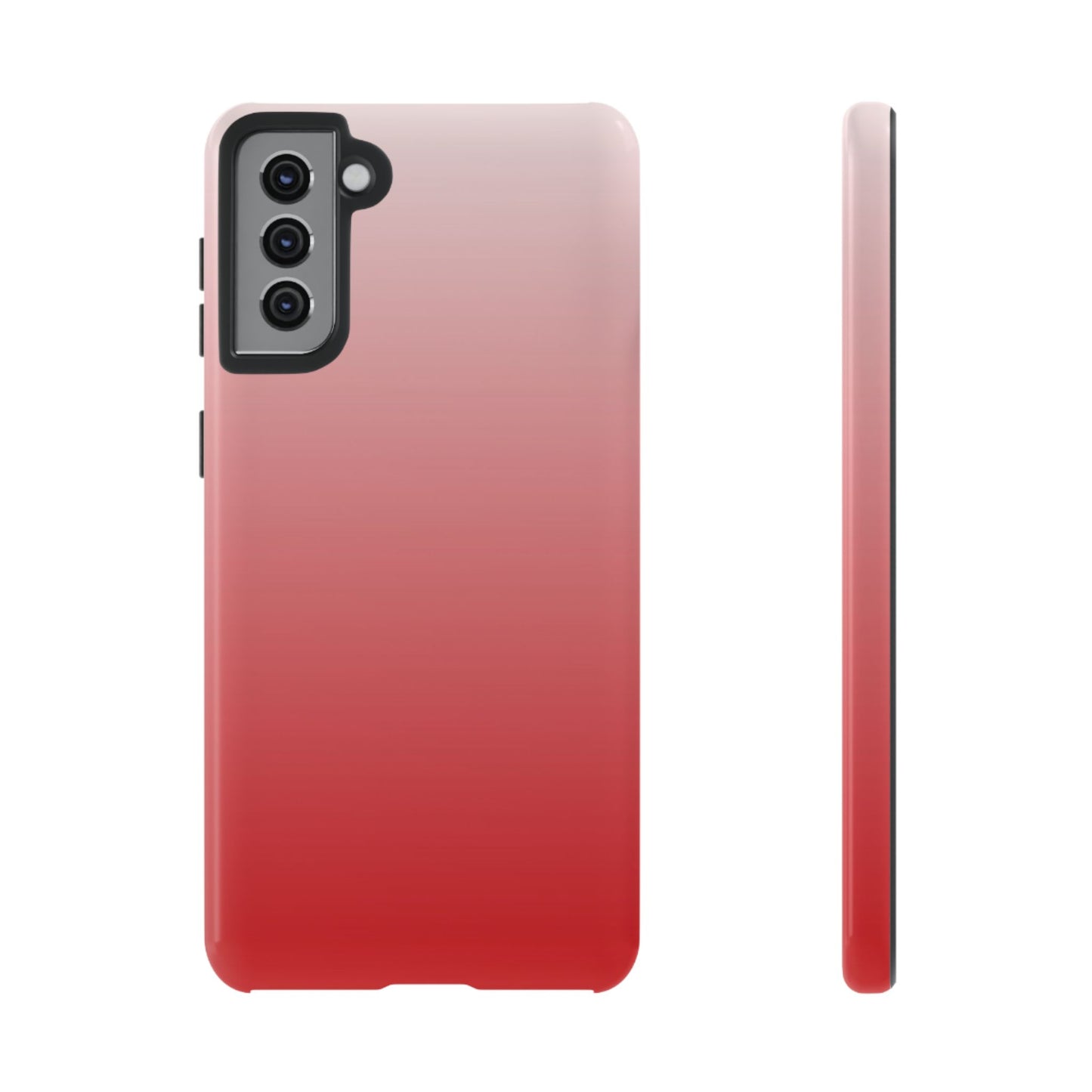 Ombre Crimson and Cream Phone Case - for Apple, Samsung, and Google Phones