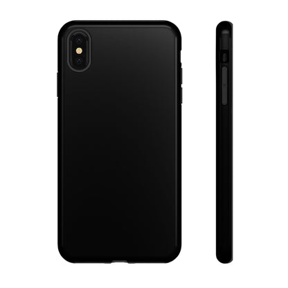 Black Phone Case - for Apple, Samsung, and Google Phones