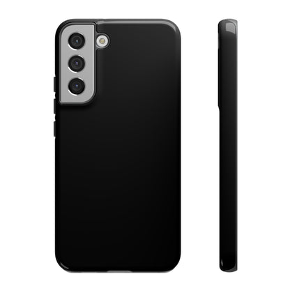 Black Phone Case - for Apple, Samsung, and Google Phones