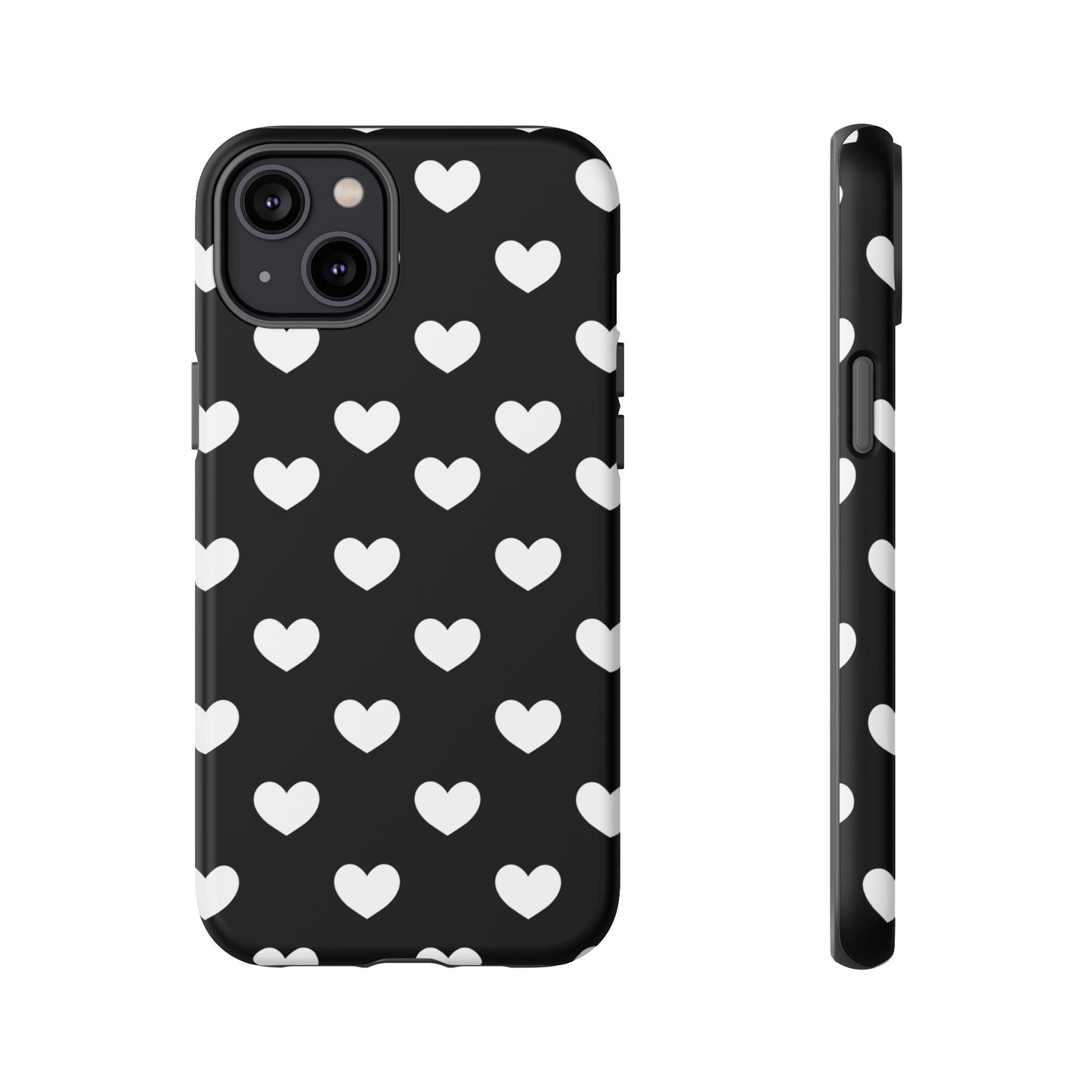 White Heart Phone Case - for Apple, Samsung, and Google Phones