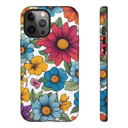 Floral Phone Case - for Apple, Samsung, and Google Phones