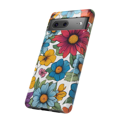 Floral Phone Case - for Apple, Samsung, and Google Phones