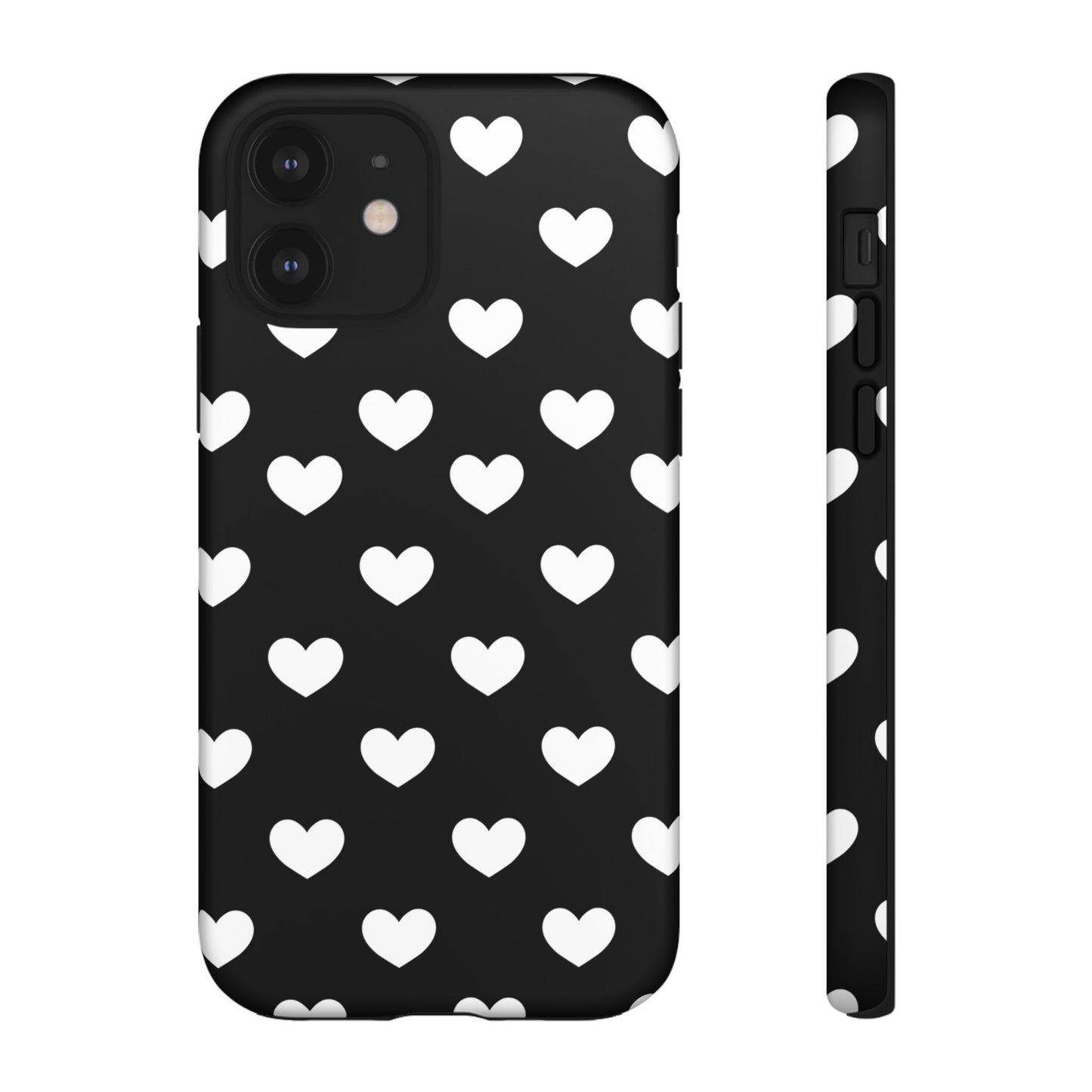 White Heart Phone Case - for Apple, Samsung, and Google Phones