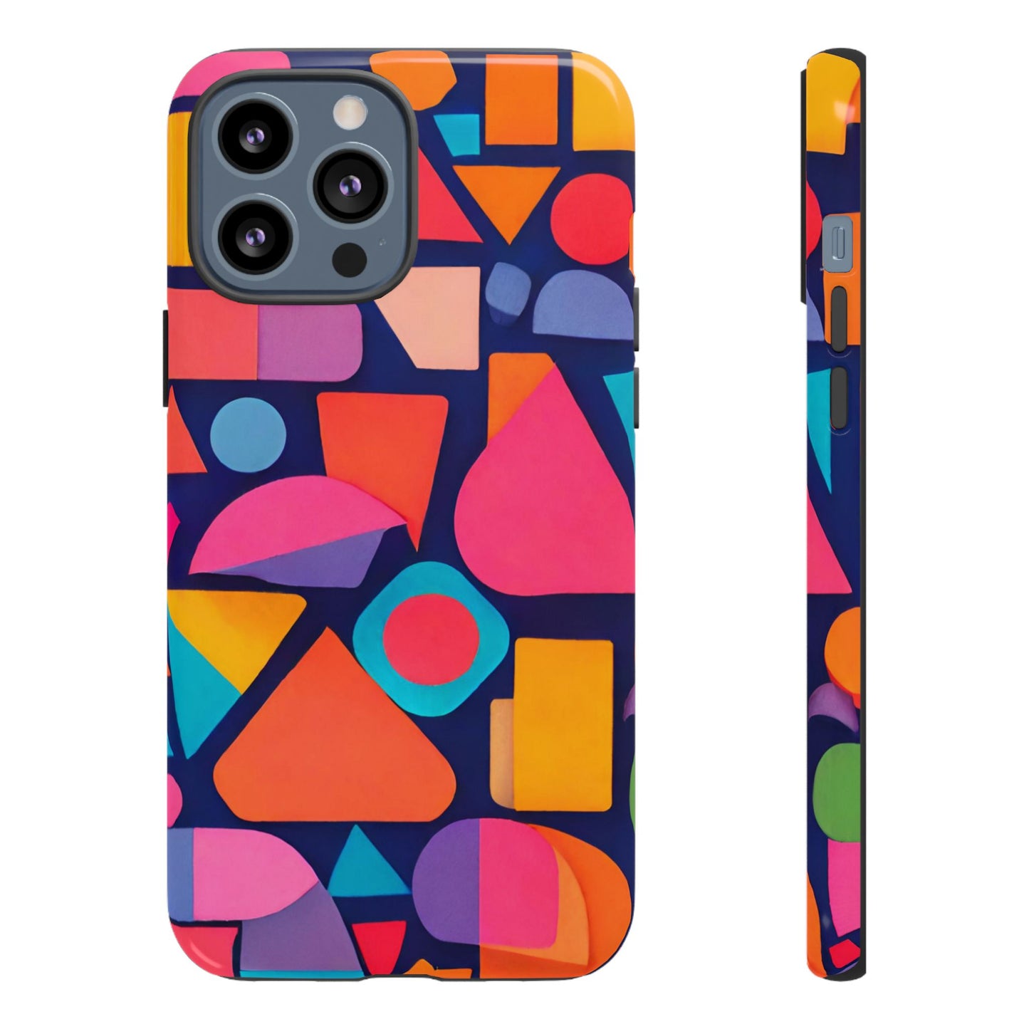 Abstract Geometric Shapes Phone Case - for Apple, Samsung, and Google Phones