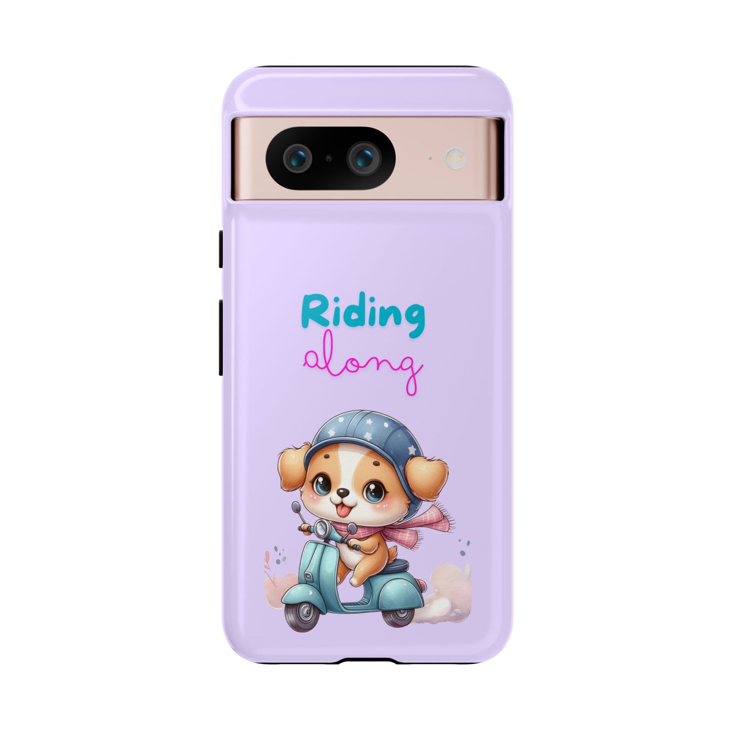 Purple Puppy Phone Case - for Apple, Samsung, and Google Phones