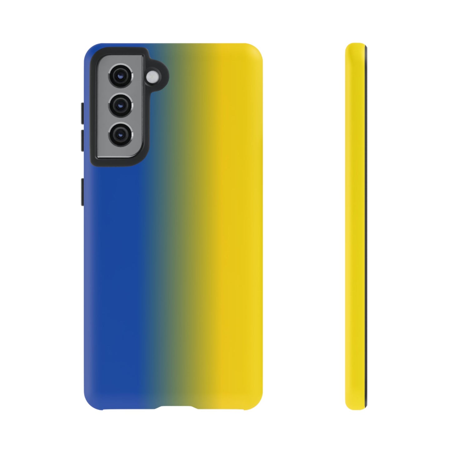 Ombre Blue and Gold Phone Case - for Apple, Samsung, and Google Phones