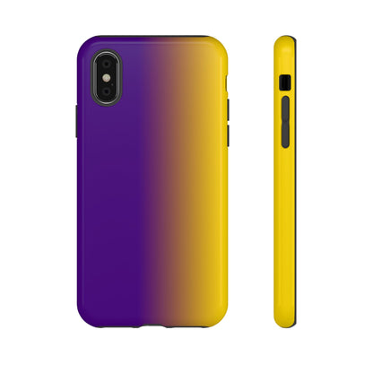 Ombre Purple and Gold Phone Case - for Apple, Samsung, and Google Phones