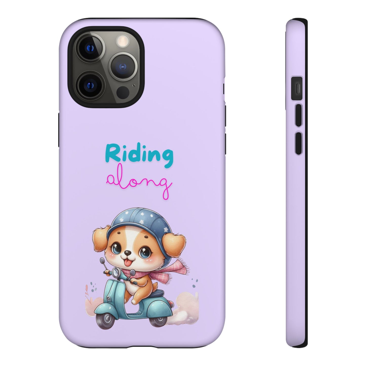 Purple Puppy Phone Case - for Apple, Samsung, and Google Phones