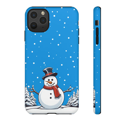 Snowman Phone Case - for Apple, Samsung, and Google Phones