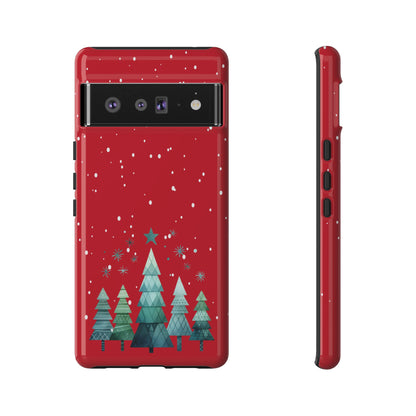 Christmas Pines Phone Case - for Apple, Samsung, and Google Phones