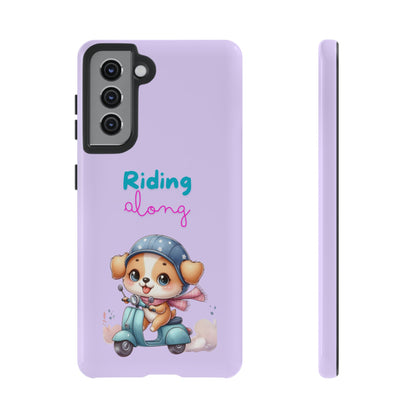 Purple Puppy Phone Case - for Apple, Samsung, and Google Phones