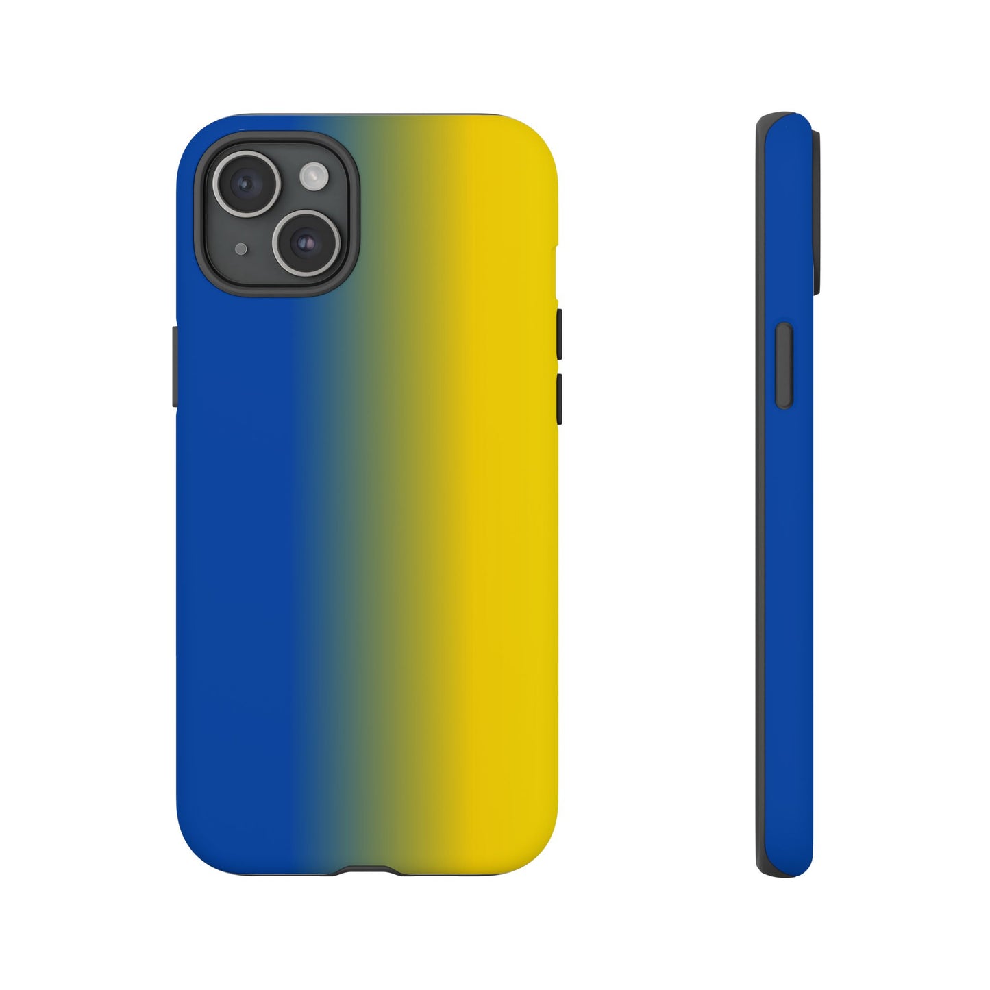 Ombre Blue and Gold Phone Case - for Apple, Samsung, and Google Phones