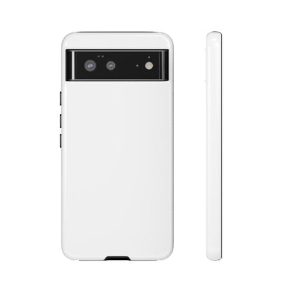 White Phone Case - for Apple, Samsung, and Google Phones