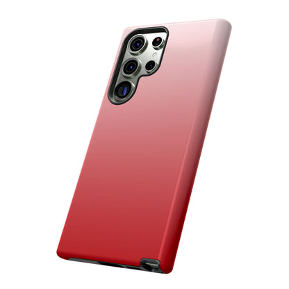 Ombre Crimson and Cream Phone Case - for Apple, Samsung, and Google Phones