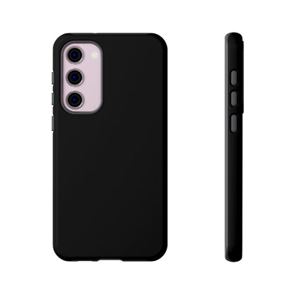 Black Phone Case - for Apple, Samsung, and Google Phones