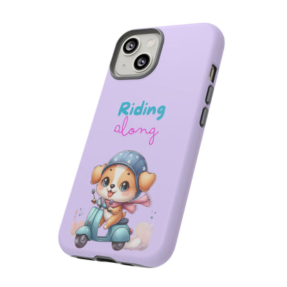 Purple Puppy Phone Case - for Apple, Samsung, and Google Phones