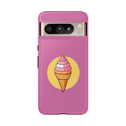 Ice Cream Cone Phone Case - for Apple, Samsung, and Google Phones