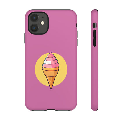 Ice Cream Cone Phone Case - for Apple, Samsung, and Google Phones