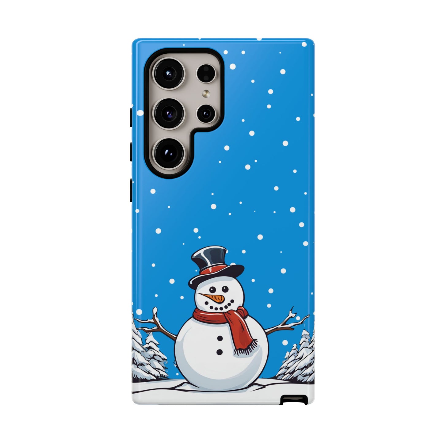 Snowman Phone Case - for Apple, Samsung, and Google Phones