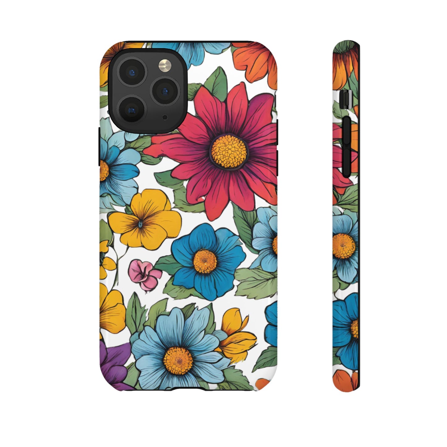 Floral Phone Case - for Apple, Samsung, and Google Phones