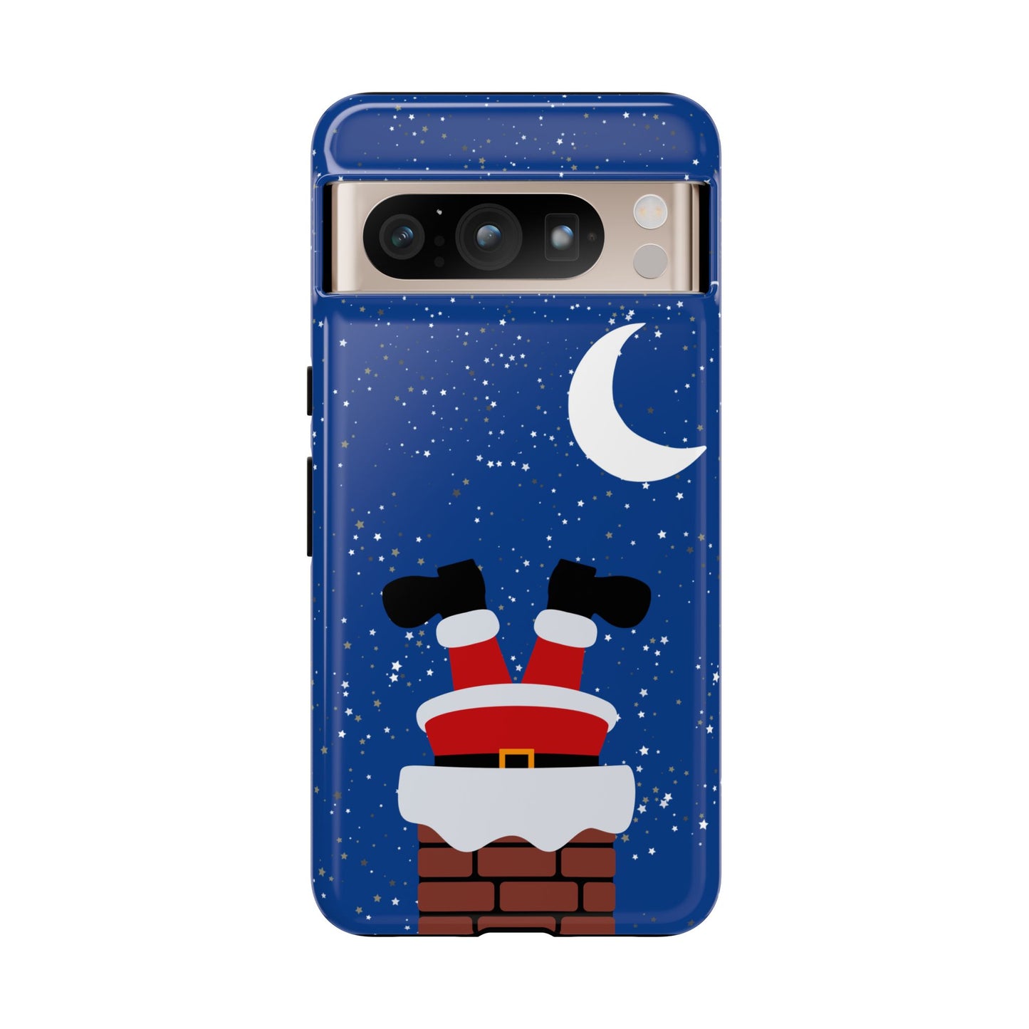 Stuck Santa Phone Case - for Apple, Samsung, and Google Phones