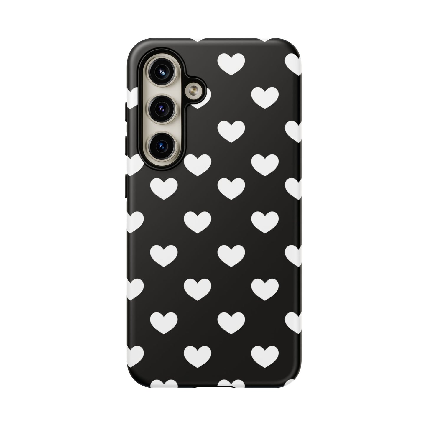 White Heart Phone Case - for Apple, Samsung, and Google Phones