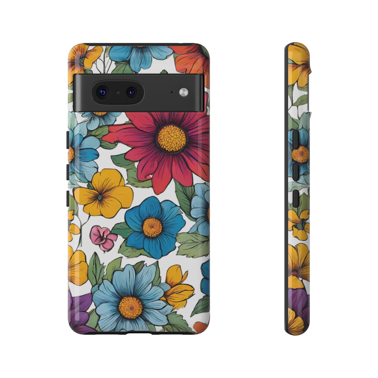 Floral Phone Case - for Apple, Samsung, and Google Phones