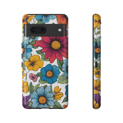 Floral Phone Case - for Apple, Samsung, and Google Phones